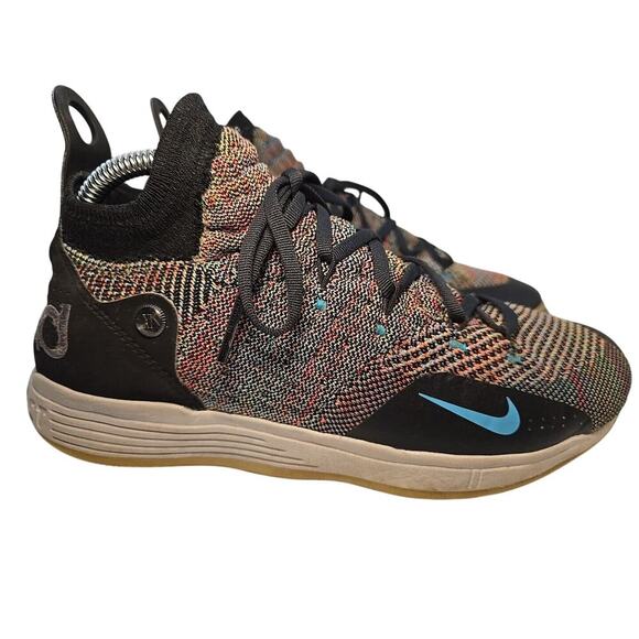 Nike KD Xi 11 Kevin Durant GS Basketball Shoes Multi-Color 7 Youth (AH3465- 001) - Picture 3 of 8